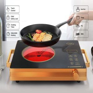 اجاق برقی تک شعله طلاییDST مدل T1-01
